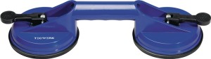 Przyssawka udźwig 80 kg śred. głowicy 118 mm 2 głowice tworzywo ABS TECWERK