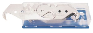 Ostrze hakowe dł. 48,2 x szer. 18,7 x gr. 0,65 mm z otworami 10 sztuk/dozownik