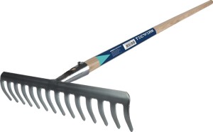 Grabie szerokość robocza 350 mm 14 zębów ocynkowany TECWERK