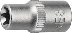 Klucz nasadowy 1/4 cal. E E5 długość 25 mm TECWERK
