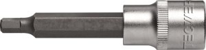 Klucz nasadowy 1/2 cal. wewn. 6-kątowy rozmiar klucza 6 mm długość 90 mm TECWERK