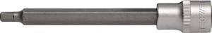 Klucz nasadowy 1/2 cal. wewn. 6-kątowy rozmiar klucza 6 mm długość 140 mm TW