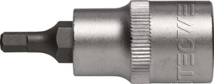Klucz nasadowy 1/2 cal. wewn. 6-kątowy rozmiar klucza 5 mm długość 55 mm TECWERK