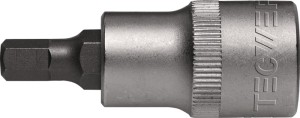 Klucz nasadowy 1/2 cal. wewn. 6-kątowy rozmiar klucza 7 mm długość 55 mm TECWERK