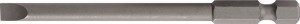Bit do wkrętów z rowkiem prostym 4,5 mm długość 89 mm 1/4 cal. E6,3 grubość ostr