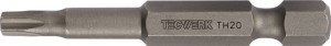 Bit 1/4 cal. T 40 długość 50 mm z otworem TECWERK