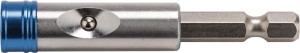 Uchwyt do bitów 1/4 cal. F 6,3 1/4 cal. C 6,3 magnes długość 65 mm TECWERK