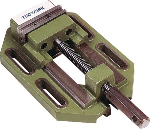Imadło maszynowe szerokość szczęk 125 mm rozpiętość mocowania 130 mm TECWERK