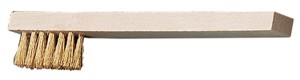 Szczotka do świec zapłonowych długość 150 mm 0,2 mm mosiądz 3-rzędowa TECWERK