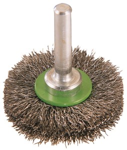 Szczotka tarczowa śred. 40 mm grubość drutu 0,2 mm VA 11 mm 18000 min-¹ TECWERK