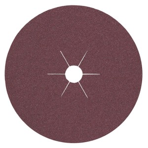 Tarcza fibrowa śred. 115 mm uziarnienie 80 do drewna / metalu korund TECWERK