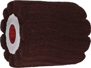 Walec satynujący średni brązowy śred.100 x szer.100 mm 19 mm TECWERK