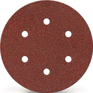 Krążek ścierny na rzep GLS 3 150 mm uziarnienie 60 do drewna / metalu korund lic