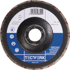 Tarcza kompaktowa z włókniny BUF014 Ø 125 mm Ø otworu 22,23 mm z podkładem z włó