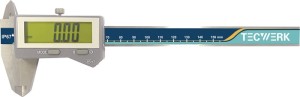 Suwmiarka DIN 862 IP67 150 mm digital ze śrubą ustalającą prostokątny TECWERK