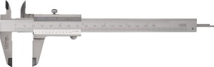 Suwmiarka DIN 862 150 mm ze śrubą ustalającą prostokątny TECWERK