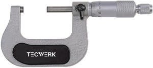 Mikrometr kabłąkowy DIN 863/1 25–50 mm śred. wrzeciona 6,5 mm TECWERK