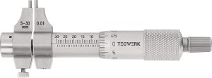 Śruba mikrometryczna do pomiarów wewnęt. 25–50 mm TECWERK