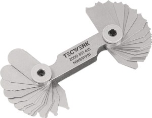 Promieniomierz 1,0–7 mm liczba arkuszy 17 szt. TECWERK