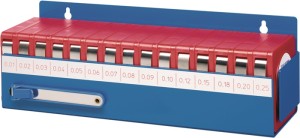 Zestaw taśm do szczelinomierza 0,01–0,25 mm długość 5 m szerokość 12,7 mm TECWER