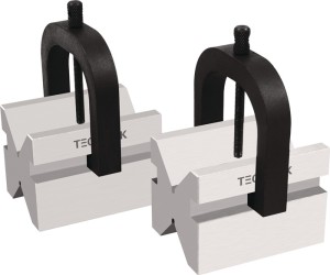 Para pryzm podwójnych z kabłąkiem do śred. 7–70 mm stal dł. 100 x szer. 75 x wys