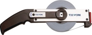 Taśma miernicza w uchwycie długość 30 m szerokość taśmy 13 mm A cm EG II alumini