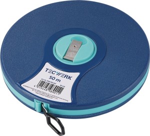 Taśma miernicza w obudowie kapsułowej długość 50 m szerokość taśmy 13 mm mm/cm E