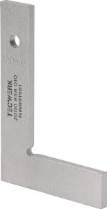Kątownik ślusarski długość ramienia 200 x 130 mm bez ogranicznika TECWERK