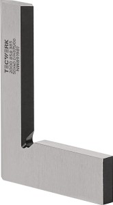 Kątownik krawędziowy DIN 875/00 długość ramienia 200 x 130 mm TECWERK