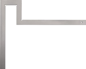 Kątownik kołnierzowy długość ramienia 400 x 400 mm wymiar kołnierza 115 x 65 mm