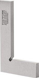 Kątownik DIN 875/I długość ramienia 400 x 265 mm bez ogranicznika TECWERK