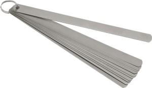 Szczelinomierz grubość arkusza 0,05–1,0 mm stal długość 200 mm, liczba arkuszy 2