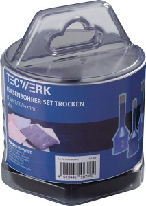 Diamentowe wiertło do płytek SET SANITÄR Ø 6mm / 6mm / 8mm / 10mm / 14mm dł. 63,