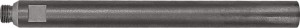 Przedłużka udarowa pasuje do 1/2 BSP (F) dł. 319mm schaft-Ø 29, 5mm do otw.s-Ø 1