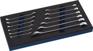Moduł narzędziowy 12-części moduł 1/3 rozmiary klucza 6-22 mm TECWERK