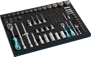 Moduł narzędziowy 71-części moduł 3/3 klucz nasadowy TECWERK