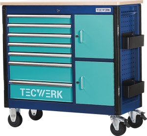 Stół warsztatowy na kółkach PLUS 2.0 T b1090xT500xH1055mm schubladenliczba 7 30k