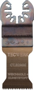 Brzeszczot do pilarek szer. 32 mm gł. zanurzenia 42 mm 1 szt. universal TECWERK