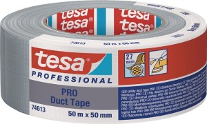 Taśma z tkaniny z folią Duct Tape PRO 74613 srebrny mat długość 50 m, szerokość