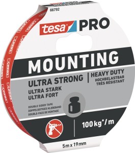 Taśma montażowa Mounting PRO Ultra Strong 66792 biały długość 5 m, szerokość 19