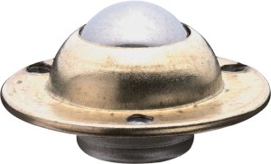 Rolka kulkowa stalowa kula śred. 31 mm stal ocynkowana udźwig 25 kg