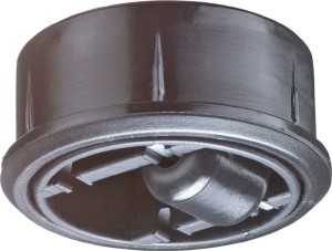 Rolka, dzwon z tworzywa sztucznego śred. 60 mm udźwig 50 kg głębokość osadzenia