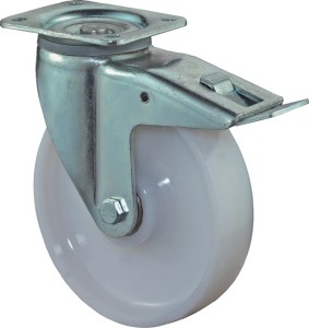 Kółko skrętne do dużych obciążeń śred. koła 125 mm udźwig 700 kg z ustalaczem tw