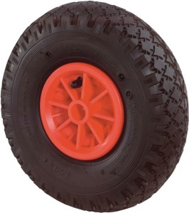 Koło pneumatyczne śred. koła 260 mm udźwig 170 kg zapasowe koło profil tulei łoż