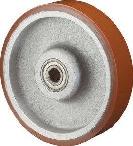 Zapasowe koło śred. koła 200 mm udźwig 1000 kg poliuretan/odlew śred. osi 25 mm