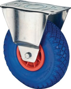Kółko nieskrętne 260 mm 160 kg poliuretan tworzywo sztuczne 230 x 125 mm