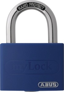 Kłódka bębenkowa T65AL/40 blau Lock-Tag szerokość korpusu zamka 43 mm aluminium