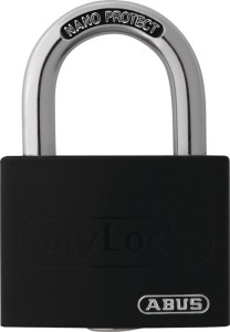 Kłódka bębenkowa T65AL/40 schwarz Lock-Tag szerokość korpusu zamka 43 mm alumini