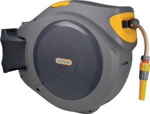 Uchwyt na węże naścienny Auto Reel 40 szerokość 65,5 cm głębokość 26 cm HOZELOCK