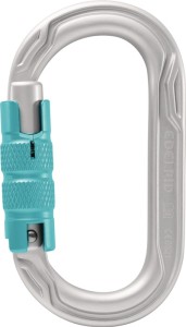 Karabińczyk Oval Power 2500 Triple silver dł. 110 x szer. 64x grub. ca.mm alumin